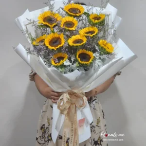 FR-52 Golden Sunshine Bouquet Of Sunflowers01